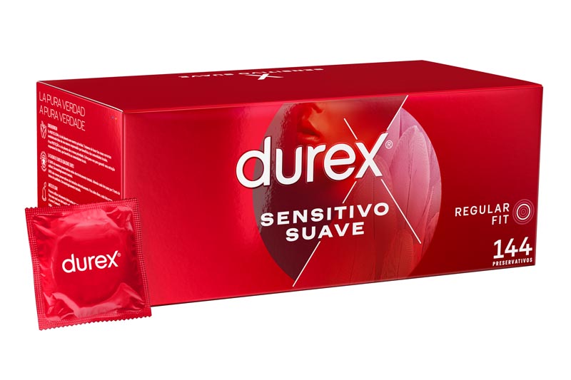 DUREX SENSITIVE SOFT 144 Condoms