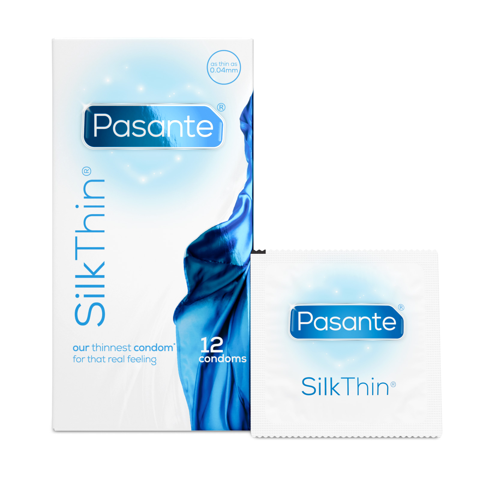 Pasante Silk Thin Kondomy 12 Balení