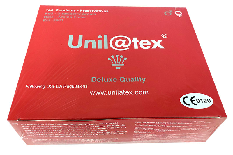 Unilatex Strawberry 144 Condoms