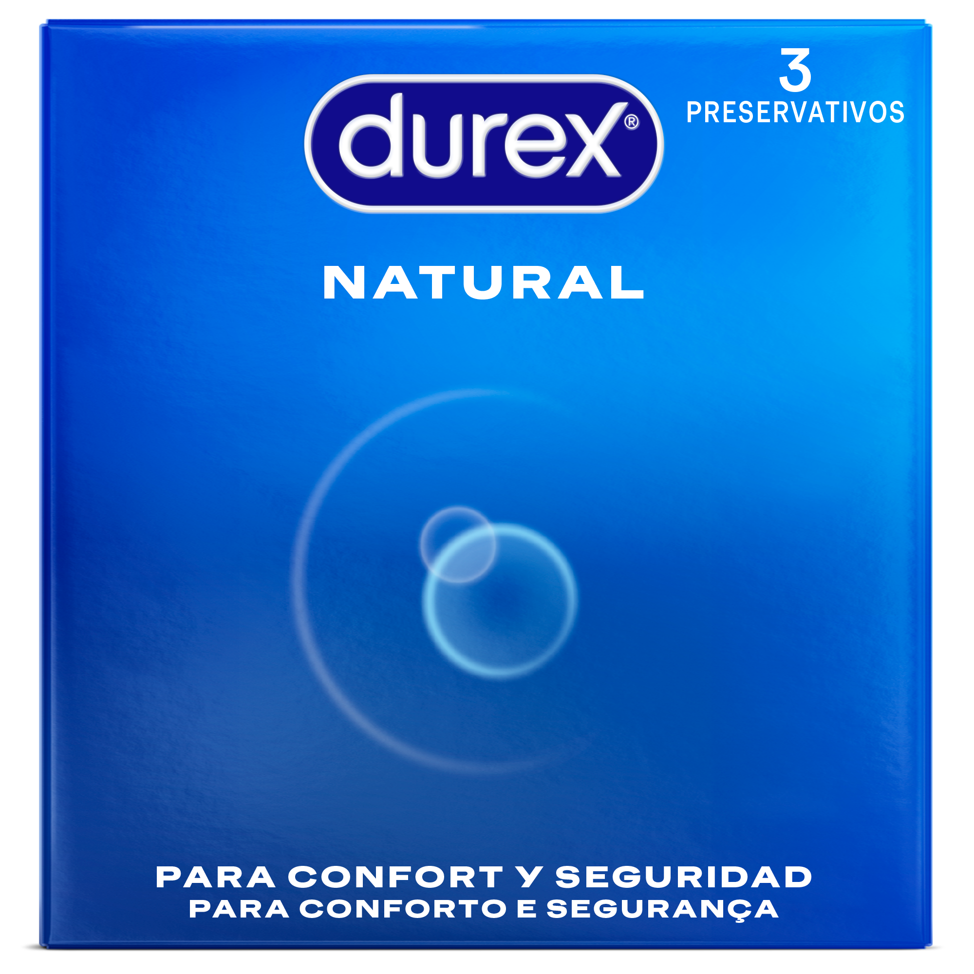 DUREX NATURAL REGULAR FIT 3 Kondomy
