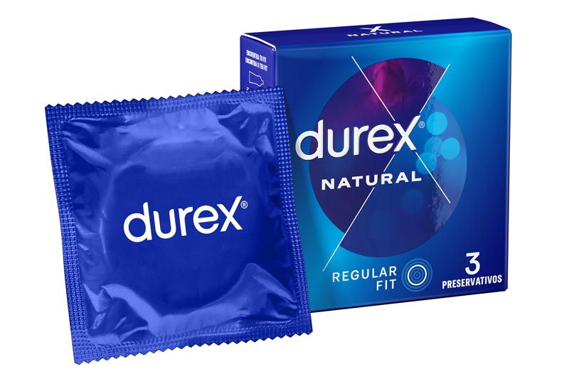 DUREX NATURAL REGULAR FIT 3 Condoms