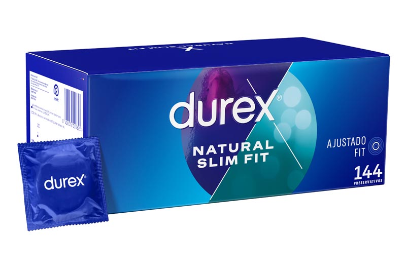 DUREX NATURAL SLIM FIT 144 Condoms